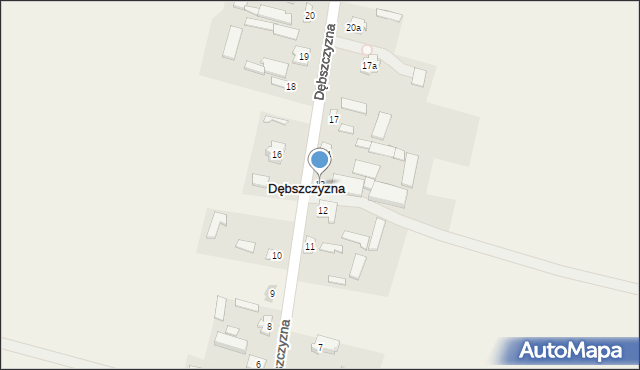 Dębszczyzna, Dębszczyzna, 13, mapa Dębszczyzna