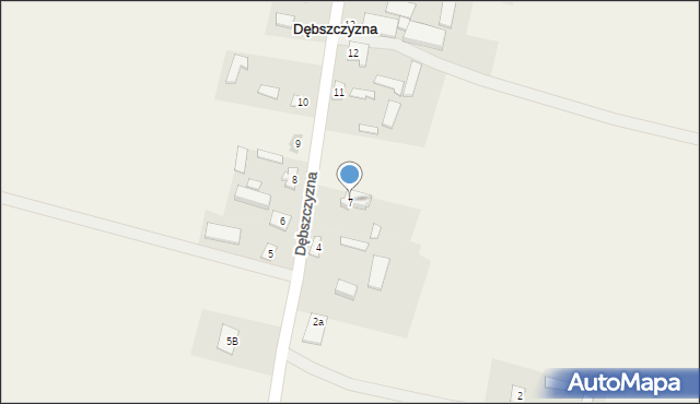 Dębszczyzna, Dębszczyzna, 7, mapa Dębszczyzna