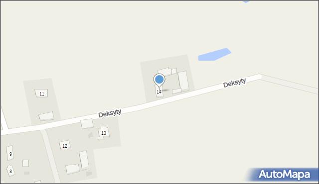 Deksyty, Deksyty, 14, mapa Deksyty