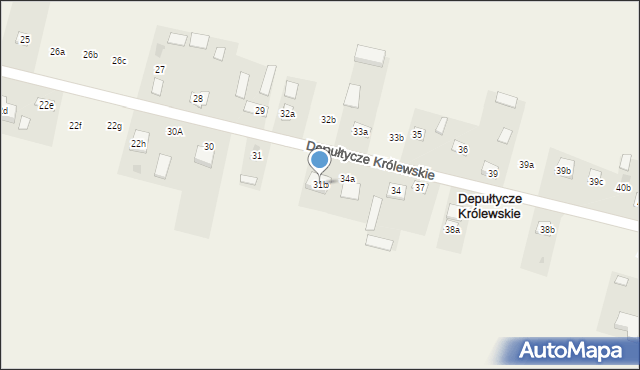 Depułtycze Królewskie, Depułtycze Królewskie, 31b, mapa Depułtycze Królewskie