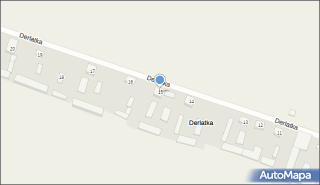 Derlatka, Derlatka, 15, mapa Derlatka