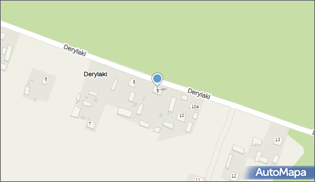 Derylaki, Derylaki, 9, mapa Derylaki
