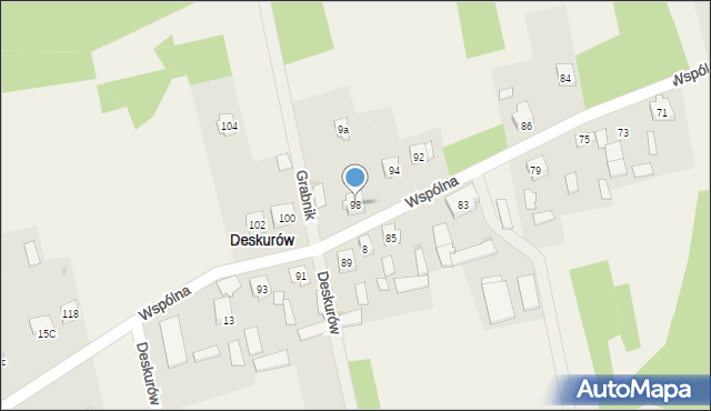 Deskurów, Deskurów, 9, mapa Deskurów