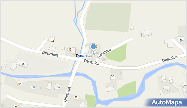 Desznica, Desznica, 31, mapa Desznica