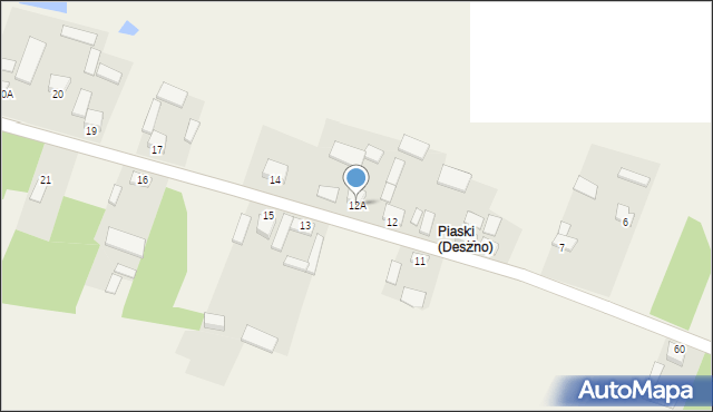 Deszno, Deszno, 12A, mapa Deszno