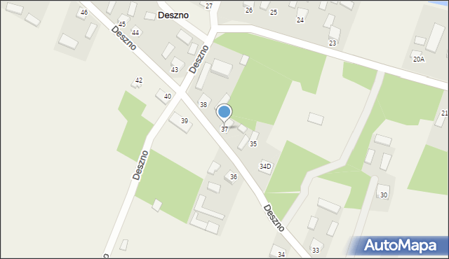 Deszno, Deszno, 37, mapa Deszno