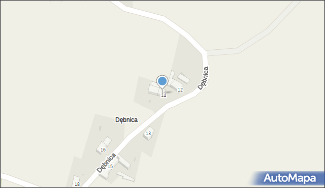 Dziwigórz, Dębnica, 5, mapa Dziwigórz