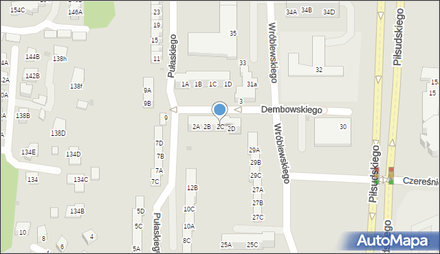 Gorzów Wielkopolski, Dembowskiego Edwarda, 2C, mapa Gorzów Wielkopolski