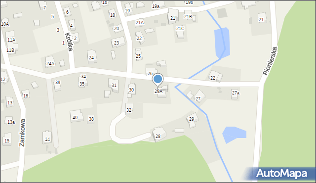 Janowice Wielkie, Demokratów, 29A, mapa Janowice Wielkie