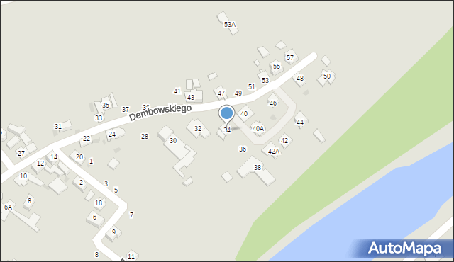 Kędzierzyn-Koźle, Dembowskiego Edwarda, 34, mapa Kędzierzyna-Koźle