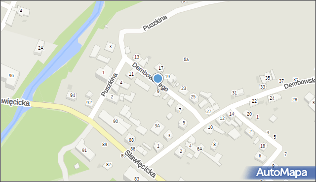 Kędzierzyn-Koźle, Dembowskiego Edwarda, 9, mapa Kędzierzyna-Koźle