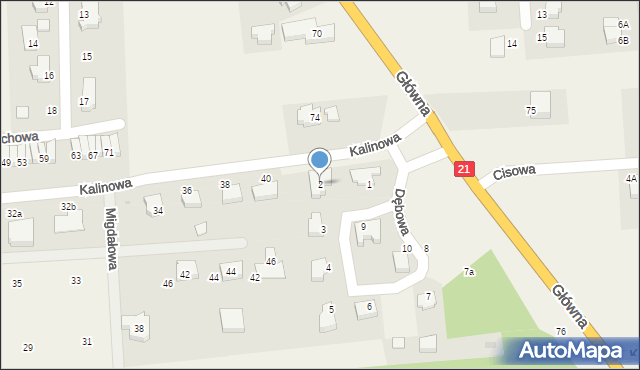 Kobylnica, Dębowa, 2, mapa Kobylnica