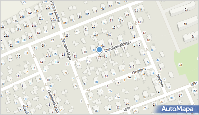 Kolbuszowa, Dembowskiego Edwarda, 15, mapa Kolbuszowa