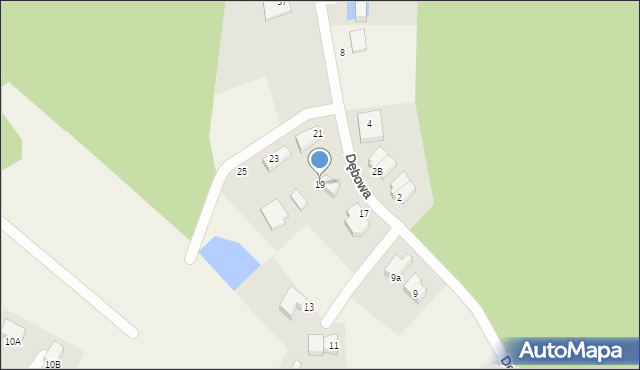 Koleczkowo, Dębowa, 19, mapa Koleczkowo