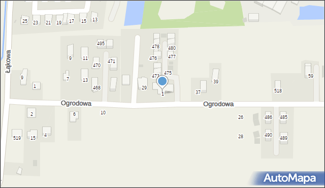 Kryspinów, Dębowe Zacisze, 1, mapa Kryspinów