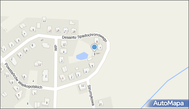 Lubasz, Desantu Spadochronowego, 6, mapa Lubasz