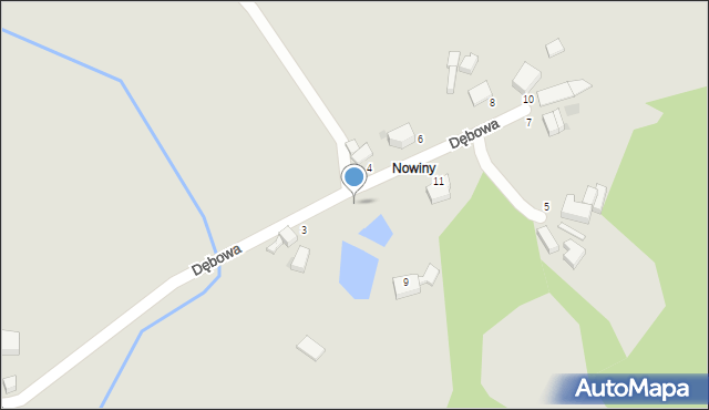 Niemcza, Dębowa, 9, mapa Niemcza