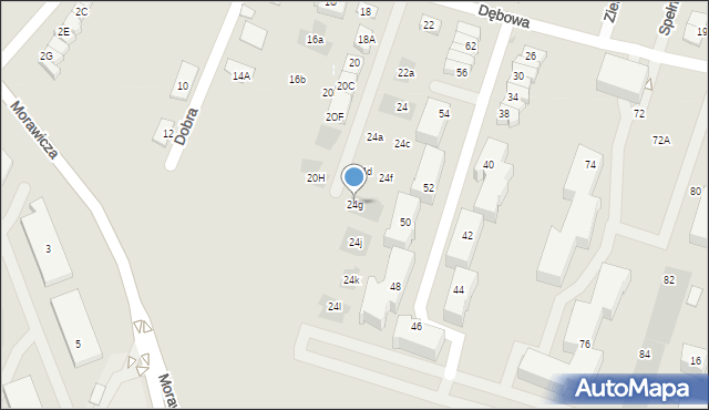 Nowy Dwór Mazowiecki, Dębowa, 24g, mapa Nowy Dwór Mazowiecki