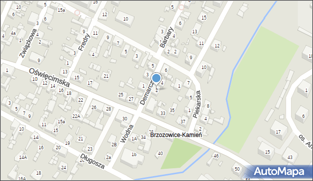 Piekary Śląskie, Demarczyka Jana, 2, mapa Piekary Śląskie