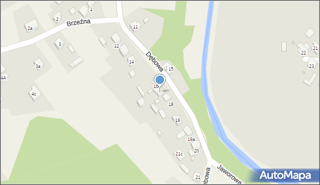 Preczów, Dębowa, 17, mapa Preczów