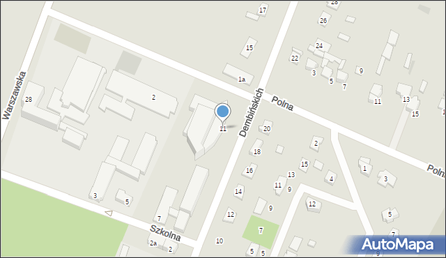Przysucha, Dembińskich, 11, mapa Przysucha