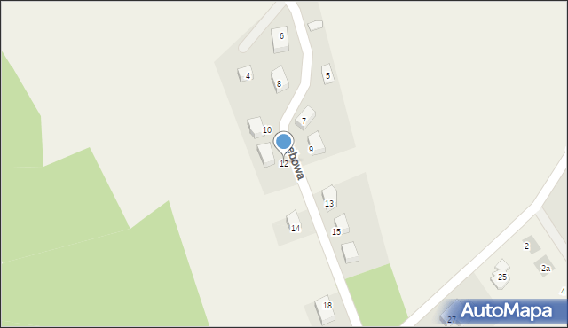 Sierakowice, Dębowa, 12, mapa Sierakowice