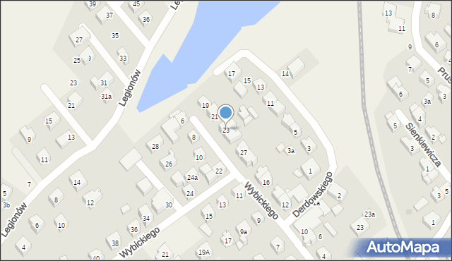 Sierakowice, Derdowskiego Hieronima, 23, mapa Sierakowice