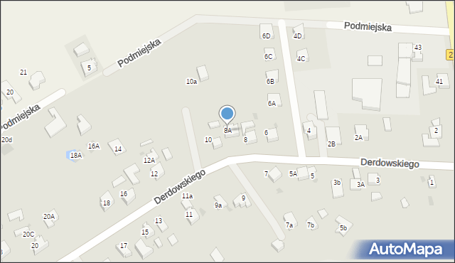 Starogard Gdański, Derdowskiego Hieronima, 8A, mapa Starogard Gdański