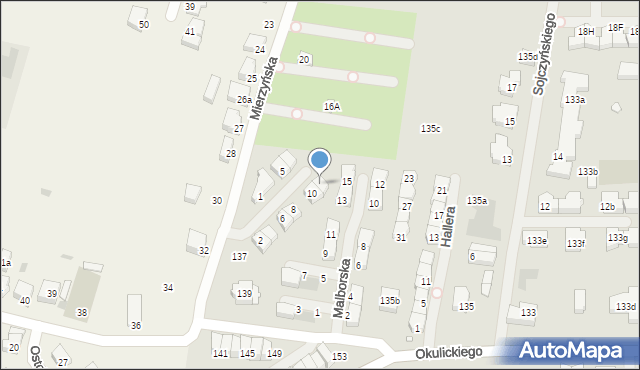 Szczecin, Dekutowskiego Hieronima, mjr., 12, mapa Szczecina