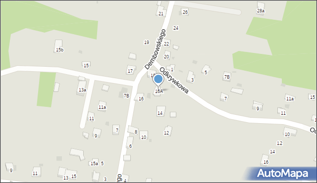 Trzebinia, Dembowskiego Edwarda, 16A, mapa Trzebinia