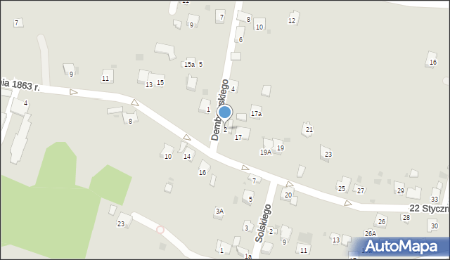 Trzebinia, Dembowskiego Edwarda, 2, mapa Trzebinia