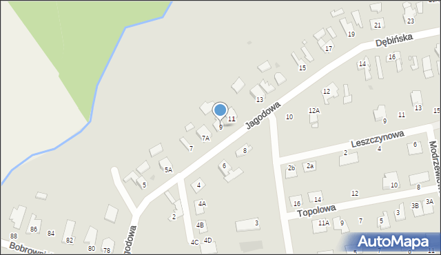 Wągrowiec, Dębińska, 9, mapa Wągrowiec