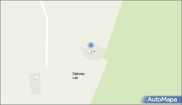 Widlice, Dębowy Las, 2, mapa Widlice