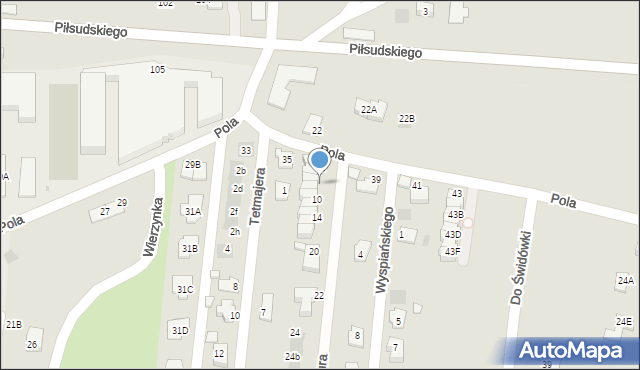 Wieliczka, Deskura Andrzeja, kard., 6, mapa Wieliczka