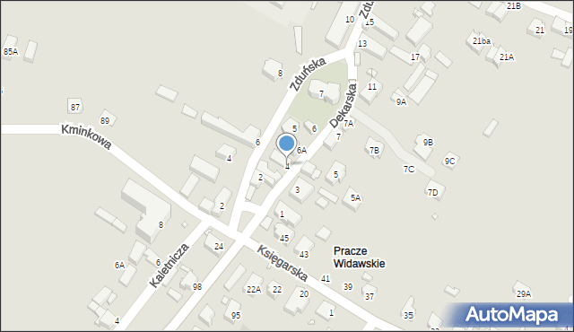 Wrocław, Dekarska, 4, mapa Wrocławia