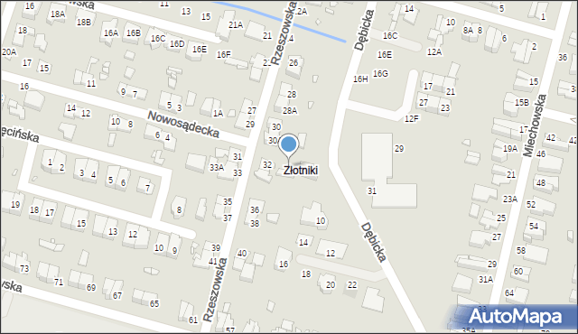 Wrocław, Dębicka, 8, mapa Wrocławia