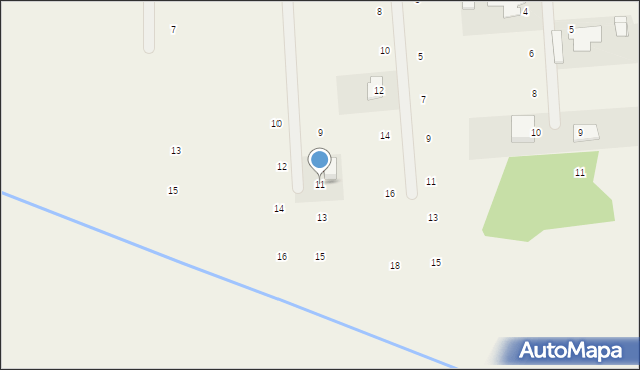 Żelechów, Deszczowa, 11, mapa Żelechów