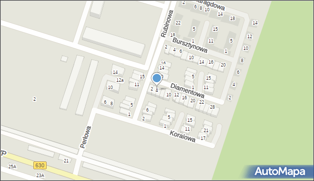 Nowy Dwór Mazowiecki, Diamentowa, 4, mapa Nowy Dwór Mazowiecki