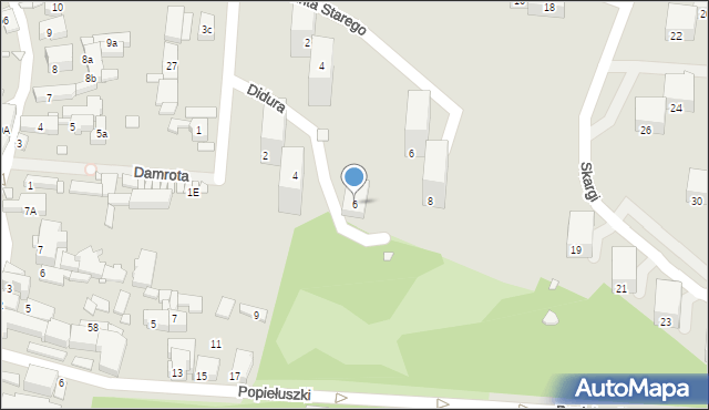 Piekary Śląskie, Didura Adama, 6, mapa Piekary Śląskie