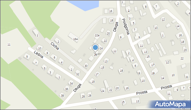 Bartniczka, Długa, 26, mapa Bartniczka