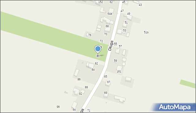 Będkowice, Długa, 80, mapa Będkowice