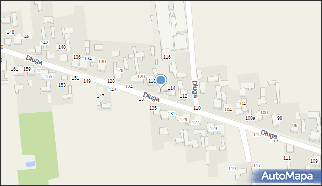 Borowe, Długa, 131a, mapa Borowe