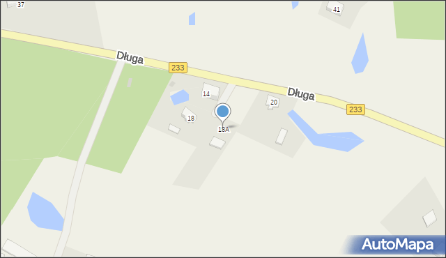 Borowina, Długa, 18A, mapa Borowina