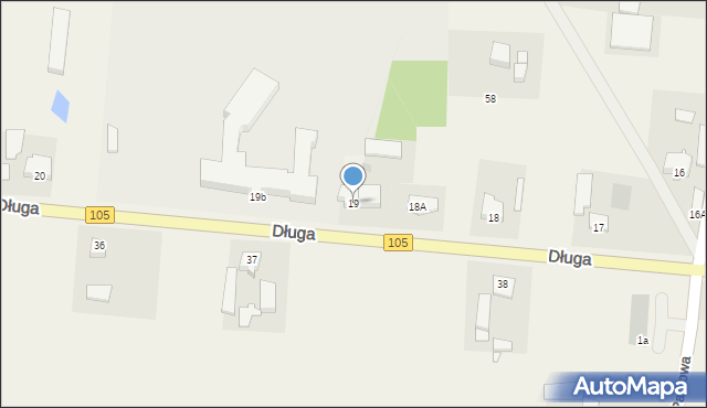 Brojce, Długa, 19, mapa Brojce