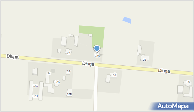 Brojce, Długa, 22A, mapa Brojce