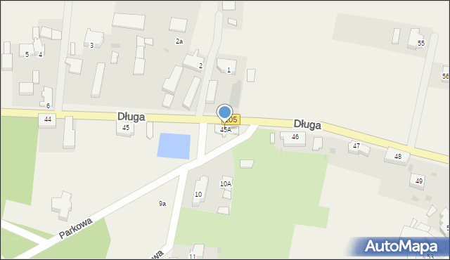 Brojce, Długa, 45A, mapa Brojce