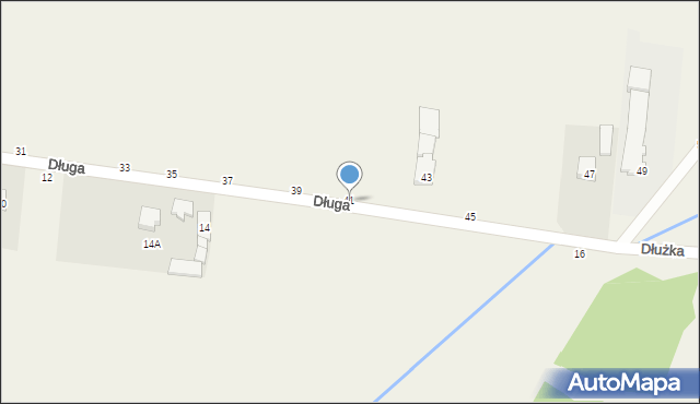 Brzóze, Długa, 41, mapa Brzóze