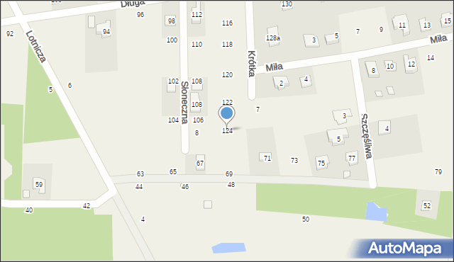 Budy Barcząckie, Długa, 124, mapa Budy Barcząckie