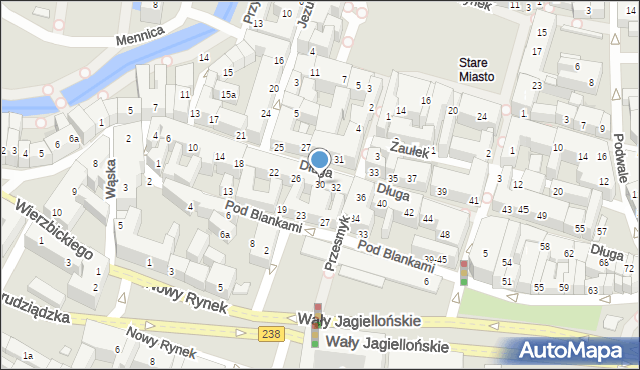 Bydgoszcz, Długa, 30, mapa Bydgoszczy