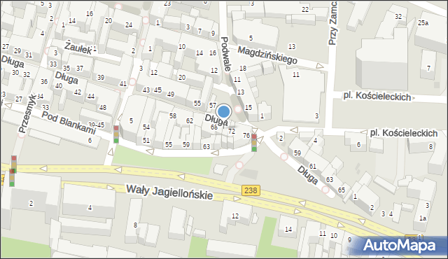 Bydgoszcz, Długa, 70, mapa Bydgoszczy